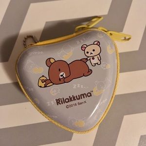 Rilakkuma Heart Tin Pouch